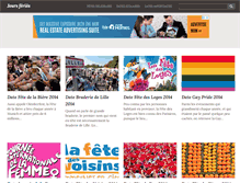 Tablet Screenshot of dateducalendrier.com